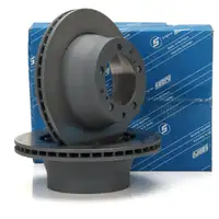 SEBRO Bremsscheiben Satz f&uuml;r PORSCHE 964 3.6 Carrera 3.3 Turbo 944 Turbo / S2 968 hinten