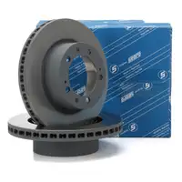 SEBRO Bremsscheiben Satz f&uuml;r PORSCHE 964 3.6 Carrera / RS 250/260 PS vorne