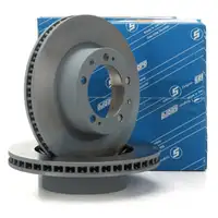 SEBRO Bremsscheiben Satz f&uuml;r PORSCHE 944 2.5 Turbo ab 09.1986 3.0 S2 968 3.0 vorne