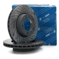 SEBRO Bremsscheiben Satz f&uuml;r PORSCHE 996 997 Boxster Cayman (986 987) vorne