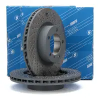 SEBRO Bremsscheiben Satz f&uuml;r PORSCHE 997 991 3.4/3.6 Carrera Boxster Cayman 981 982 vorne