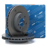 SEBRO Bremsscheiben Satz für PORSCHE Cayenne (9PA) 1LK VW Touareg (7L) (7P) 1LC/1LE vorne