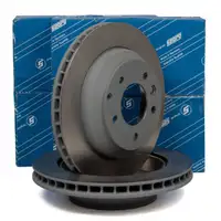 SEBRO Bremsscheiben Satz f&uuml;r AUDI Q7 4LB PORSCHE Cayenne 9PA 92A VW Touareg 7L 7P hinten