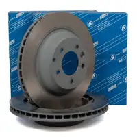 SEBRO Bremsscheiben Satz f&uuml;r AUDI Q7 4LB PORSCHE Cayenne 92A 9PA VW Touareg 7L hinten