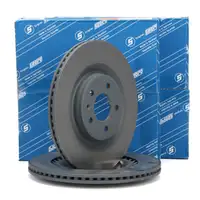 SEBRO Bremsscheiben Satz f&uuml;r AUDI A4 A5 A6 A7 A8 Q5 PORSCHE Macan (95B) hinten