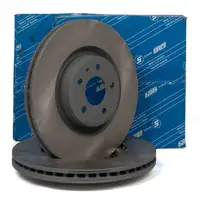 SEBRO Bremsscheiben Satz f&uuml;r AUDI A4 A5 A6 A7 Q5 PORSCHE Macan (95B) 17 Zoll vorne