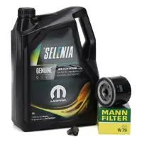 5L PETRONAS SELENIA WR FORWARD 0W30 + MANN &Ouml;lfilter f&uuml;r FIAT 500X ALFA ROMEO Tonale 1.3