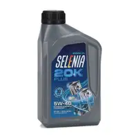 1L 1 Liter PETRONAS SELENIA 20K PLUS 5W-40 Motor&ouml;l ACEA C3/B4 FCA 9.55535-M2/H2/N2
