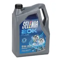 5L 5 Liter PETRONAS SELENIA 20K PLUS 5W-40 Motor&ouml;l ACEA C3/B4 FCA 9.55535-M2/H2/N2