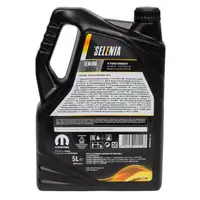 5L 5 Liter PETRONAS SELENIA Motor&ouml;l &Ouml;l K PURE ENERGY 5W40 MOPAR FIAT 9.55535-S2