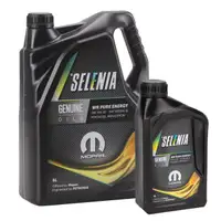 6L 6 Liter PETRONAS SELENIA WR PURE ENERGY 5W-30 Motor&ouml;l ACEA C2 MOPAR f&uuml;r FIAT 9.55535-S1