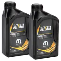 2L 2 Liter PETRONAS SELENIA Motor&ouml;l &Ouml;l ECO2 0W-20 MOPAR ACEA C5 FIAT 9.55535-DM1