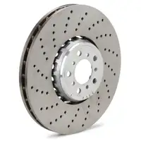 SHW Bremsscheiben + TEXTAR Bremsbel&auml;ge + Sensor f&uuml;r BMW X5M F85 X6M F86 575 PS vorne