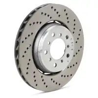 SHW Bremsscheiben + TEXTAR Bremsbel&auml;ge + Sensor f&uuml;r BMW 3er E46 M3 343 PS 2000-2006 vorne