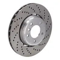 SHW Bremsscheiben + TEXTAR Bremsbel&auml;ge + Sensor f&uuml;r BMW Z4 E85 E86 3.0si 265 PS vorne