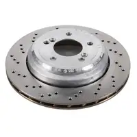 SHW Bremsscheiben Satz f&uuml;r BMW 3er E46 M3/CSL Z4M E85 E86 343/360 PS hinten