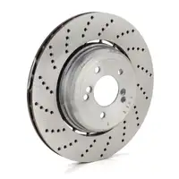 SHW Bremsscheiben Satz f&uuml;r BMW 5er E60 E61 M5 6er E63 E64 M6 507 PS hinten