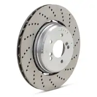 SHW Bremsscheiben + TEXTAR Bremsbel&auml;ge + Sensor f&uuml;r BMW 5er E60 M5 6er E63 E64 M6 hinten