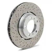 SHW Bremsscheiben + TEXTAR Bel&auml;ge + Sensor f&uuml;r PORSCHE 991 3.0 Carrera 4 GTS 450 PS vorne