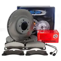 SHW Bremsscheiben ZIMMERMANN Bel&auml;ge Sensor f&uuml;r PORSCHE Panamera 971 18'' PR-1LD/1LU vorne