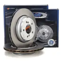 SHW Bremsscheiben Satz f&uuml;r BMW 5er E39 M5 400 PS 10.1998-06.2003 hinten