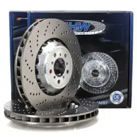 SHW Bremsscheiben Satz f&uuml;r BMW 2er F87 M2/CS/Competition 370/411/450 PS vorne