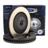 SHW Bremsscheiben Satz f&uuml;r AUDI A6 C7 A7 4G PR-1LU/1LV A8 4H PR-1LN/1LX vorne 4H0615301AL