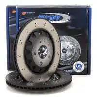 SHW Bremsscheiben Satz f&uuml;r AUDI RS4 B9 RS5 F5 450 PS PR-1KP/1KR/1KQ/1KY hinten 8W0615601G