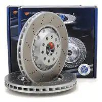 SHW Bremsscheiben Satz f&uuml;r VW Golf 7 8 GTI/R Passat B7 B8 AUDI S3 8V 8Y vorne 5Q0615301C