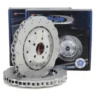 SHW Bremsscheiben Satz f&uuml;r AUDI R8 42 4S PR-1KY/2ED hinten 4S0615601B