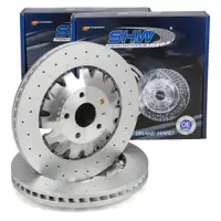 SHW AFX41156 Bremsscheiben Satz f&uuml;r AUDI RS3 8V PR-1LU/1LH/1LN/4P1/1LL vorne 8V0615301R