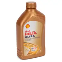 7x 1 Liter SHELL HELIX ULTRA 0W-40 Motor&ouml;l &Ouml;l f&uuml;r MB 229.5/226.5 VW 502.00/505.00