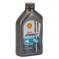 2L 2 Liter SHELL ADVANCE ULTRA 4T 4-TAKT 15W-50 Motor&ouml;l &Ouml;l API SN JASO MA-2