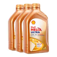 3L 3 Liter SHELL Motor&ouml;l &Ouml;l HELIX ULTRA ECT C2/C3 0W30 VW 504/507.00 MB 229.52