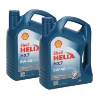 10L 10 Liter SHELL HELIX HX7 5W-40 Motor&ouml;l API SP ACEA A3/B4 f&uuml;r MB 229.3 VW 502.00/505.00