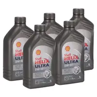5L 5 Liter SHELL Motor&ouml;l &Ouml;l HELIX ULTRA ECT C3 5W30 dexos2 BMW LL-04 MB 229.51
