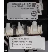 Leder Multifunktionslenkrad Lenkrad für SKODA Octavia 4 Kamiq schwarz 5E3419093BS VKK