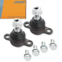 2x SPIDAN 50574 Traggelenk F&uuml;hrungsgelenk f&uuml;r VW Transporter T5 bis 3.2T vorne 7H8407361A