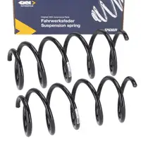 2x SPIDAN Fahrwerksfeder Schraubenfeder f&uuml;r OPEL Corsa D mit Sportfahrwerk vorne 93188971