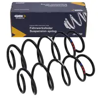 2x SPIDAN Fahrwerksfeder f&uuml;r VW Polo 9N 9A SEAT Ibiza 3 6L1 Cordoba SKODA Fabia 1 6Y vorne