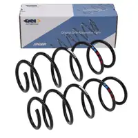 2x SPIDAN 56631 Fahrwerksfeder f&uuml;r VW Polo 4 Fabia 1 2 Ibiza 3 1.2 1.4 vorne 6Q0411105AE