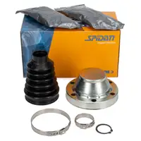 SPIDAN Achsmanschette Satz f&uuml;r AUDI Q7 PORSCHE Cayenne VW Touareg vorne GETRIEBESEITIG