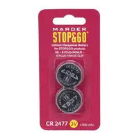 2x STOP & GO 07590 Knopfzelle Knopfbatterie Batterie 3V CR2477