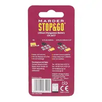 2x STOP & GO 07590 Knopfzelle Knopfbatterie Batterie 3V CR2477