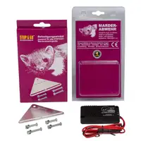 STOP & GO Marderschutz Marderabwehr Ultraschallger&auml;t Go 3E + Befestigungswinkel