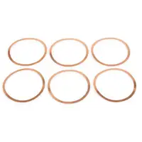 6x Dichtung Zylinderlaufbuchse 0,5MM f&uuml;r PORSCHE 911 2.0 2.2 2.3 90110419102