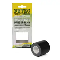 PETEC 86105 POWERTAPE Panzerband Panzertape Gewebeklebeband Klebeband SCHWARZ 50mm x 5m
