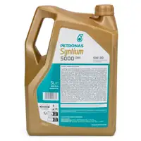 5L 5 Liter PETRONAS Syntium 5000 DM 5W-30 Motor&ouml;l &Ouml;l f&uuml;r BMW LL-04 MB 229.51/52 505.00/01