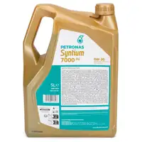 10L 10 Liter PETRONAS SYNTIUM 7000 AV 0W-20 Motor&ouml;l ACEA C5 f&uuml;r VW 508/509.00 Porsche C20
