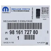 ORIGINAL PEUGEOT Wischermotor Frontwischermotor 508 1/SW 1 vorne links 9816172780